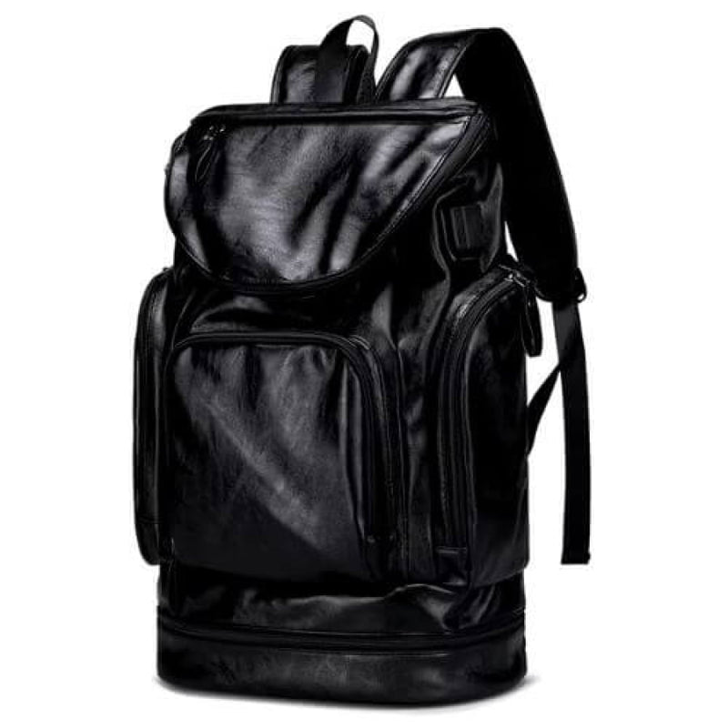 Mochila De Couro Premium Vintage Bpk111