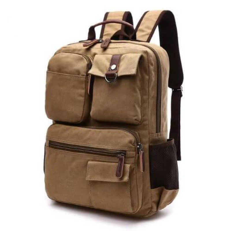 Mochila Masculina Reforçada Adventure Canvas Unbu 35L