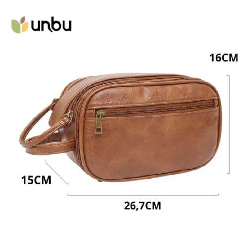 Necessaire Masculina Couro Ecológico Bagm202