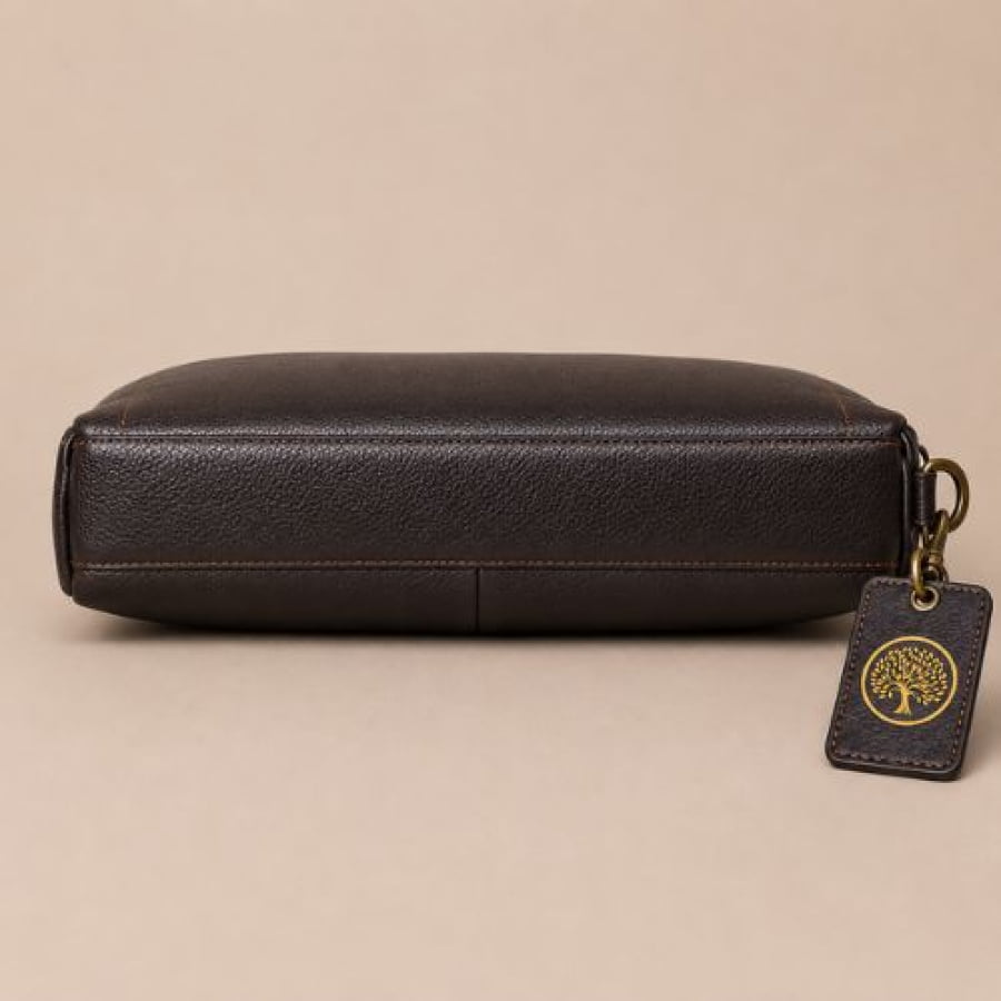 Pasta Executiva Masculina de Couro Legítimo Executive Slim Unbu - mlt28