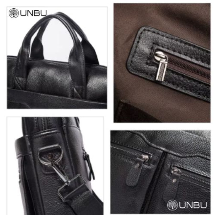 Pasta Executiva Masculina de Couro Legítimo Heritage Unbu - mlt20