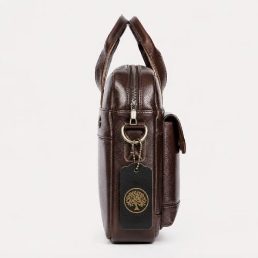 Pasta Executiva Masculina de Couro Legítimo Vanguard Unbu - mlt21