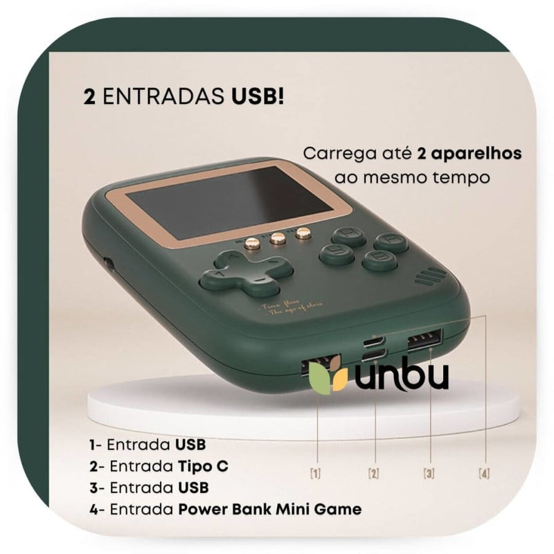 Power Bank Mini Game Retro 500 Jogos 1000 Mah Game02