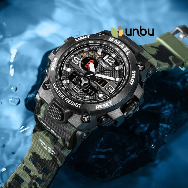 Relógio Masculino Esportivo Militar Digital Smael 1545 Cloc00