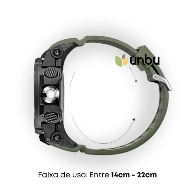 Relógio Masculino Esportivo Militar Digital Smael 1545 Cloc00