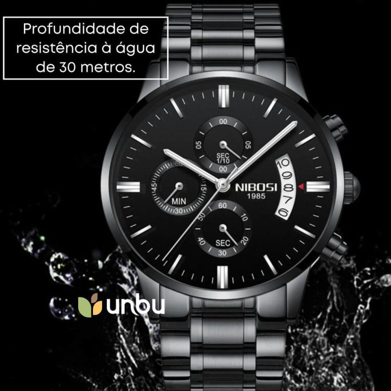 Relógio Masculino Quartzo Nibosi Edição Limitada Cloc01