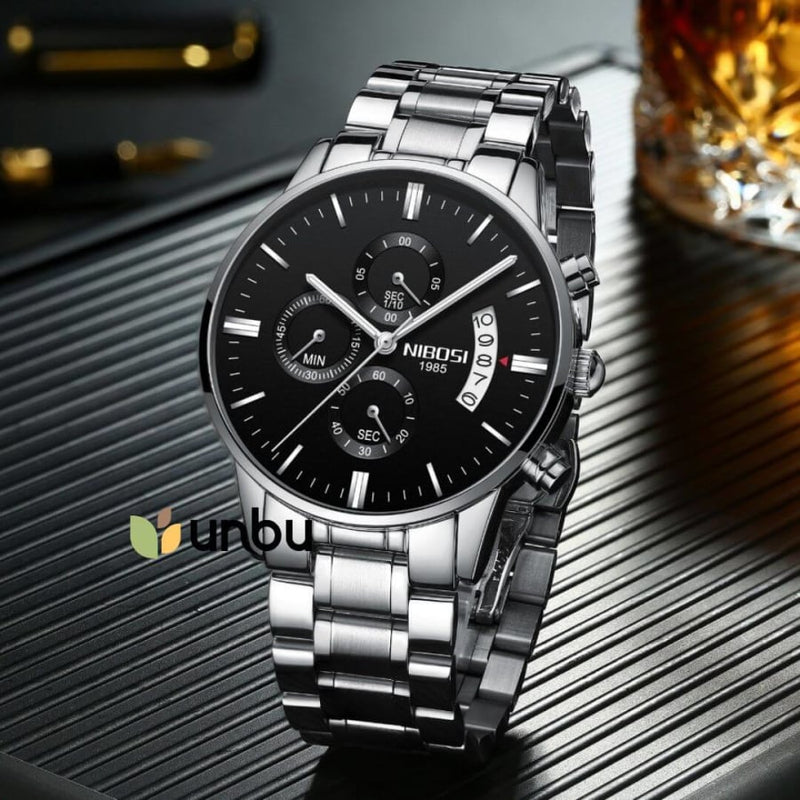 Relógio Masculino Quartzo Nibosi Edição Limitada Cloc01