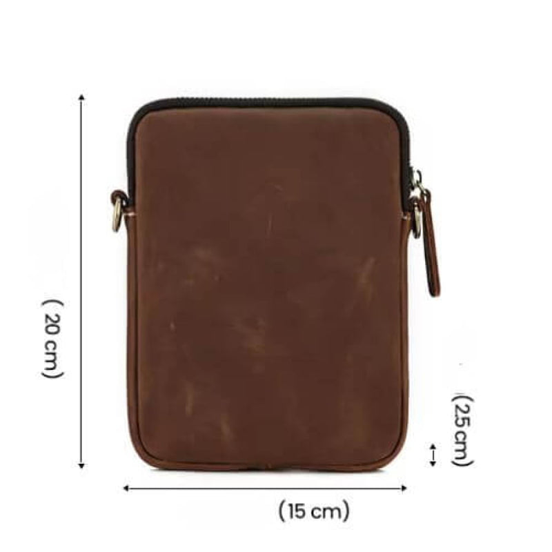 Shoulder Bag De Couro Legítimo Minimalista Bagm01