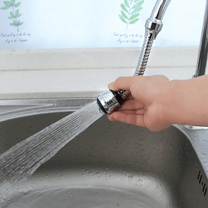 extensor de torneira 360 aco inox para cozinha banheiro prolongador