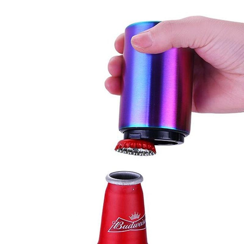 abridor de garrafa magnetico para garrafas de cerveja portatil de aco inox magnetico para abrir cerveja 