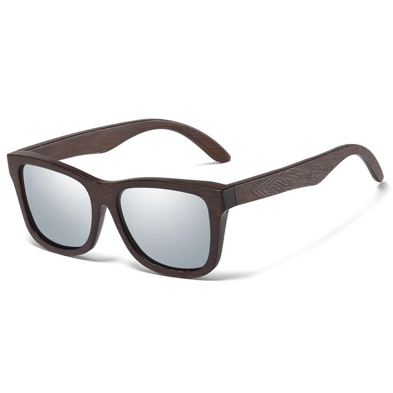 Óculos de Sol Masculino de Bamboo Handmade com Proteção UV400 Polarizado