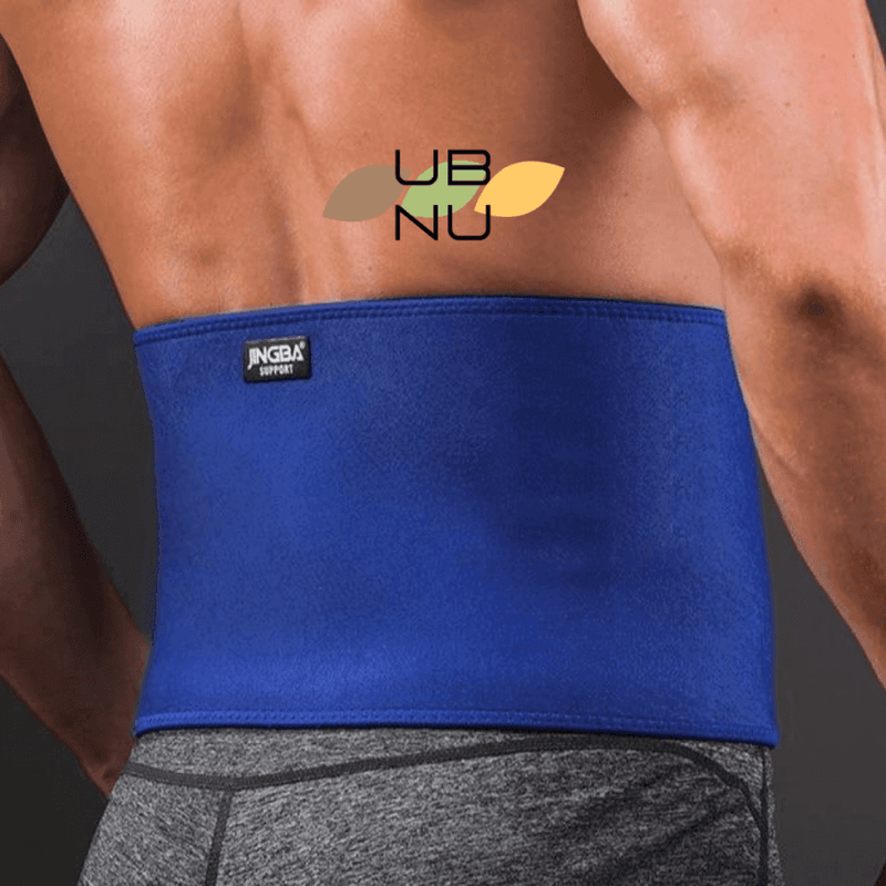 cinta masculina emagrecedora térmica espartilho para treino atletas para queima de gordura e postura nos exercícios regulável tamanho único para homens fitness durante o treino com boa postura