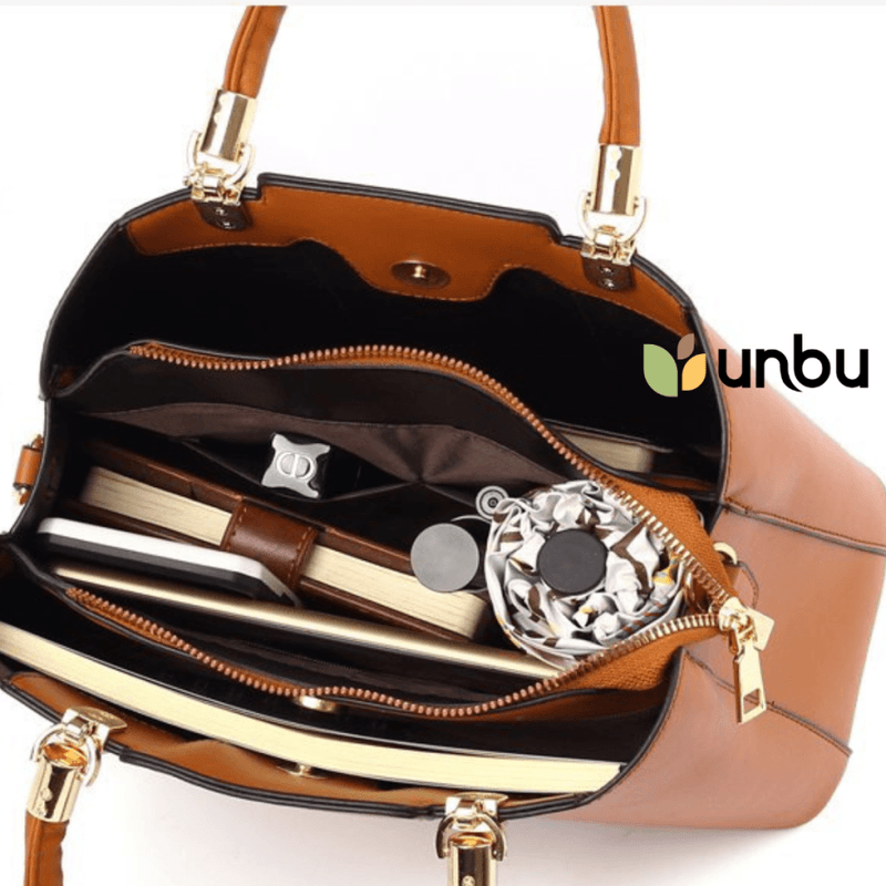 Bolsa Feminina De Lado cavalera feminina kit 3 peças de ombro