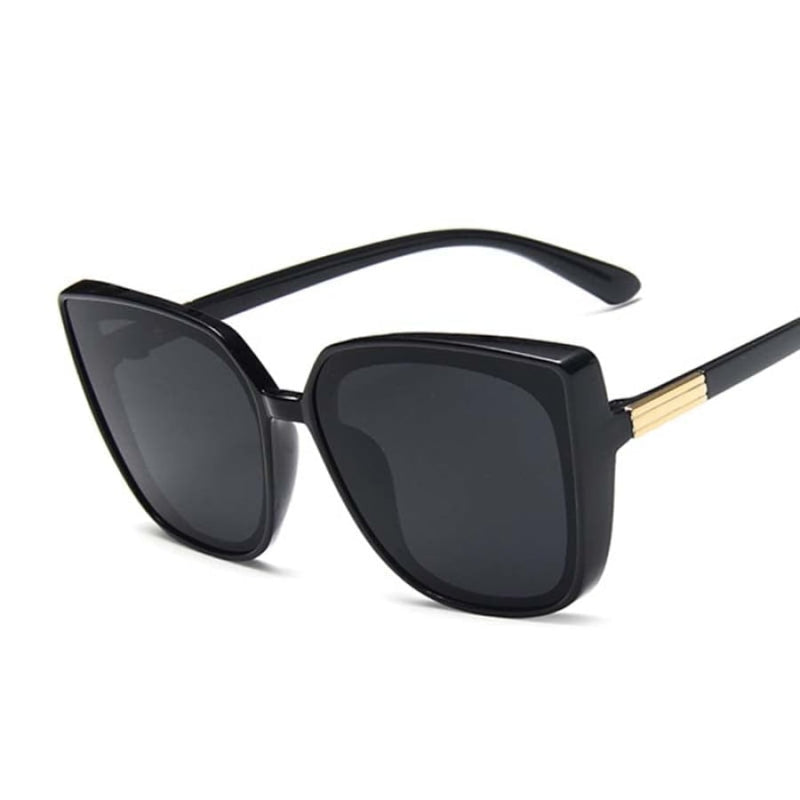 oculos de sol escuro feminino gatinho vintage em promocao 2022 preto retro espelhado para rosto redondo barato mulher para rosto