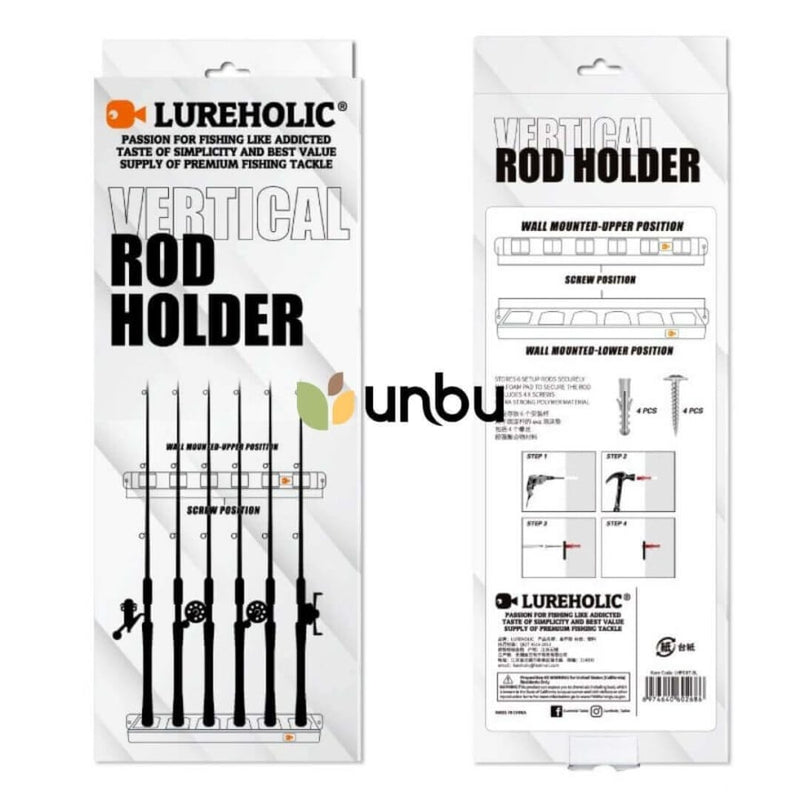 Suporte De Vara Pesca 6 Lugares Rack Pesc63